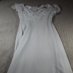 Michaelangelo Size 6 Mint Green Chiffon Full Length Dress